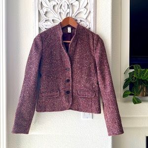 Tweed blazer.